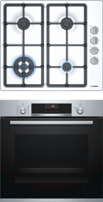 

Комплект встраиваемой техники Bosch, HBG536HS0R + PBH6C2B90R