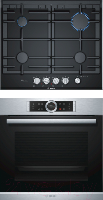 

Комплект встраиваемой техники Bosch, HBG536HS0R + PRP6A6N70R