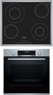 

Комплект встраиваемой техники Bosch, HBG536HS0R + PKG645FP1G