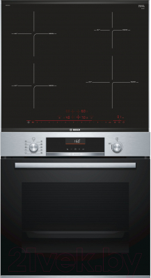 

Комплект встраиваемой техники Bosch, HBG536HS0R + PIE675DC1E