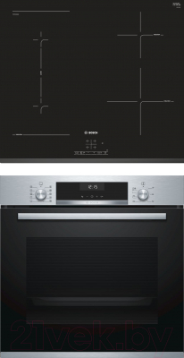 

Комплект встраиваемой техники Bosch, HBG537NS0R + PWP631BB1E