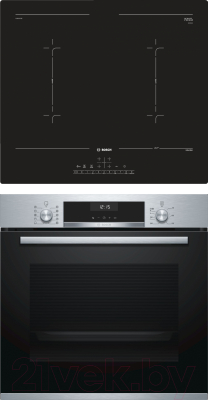 

Комплект встраиваемой техники Bosch, HBG537NS0R + PVQ611FC5E