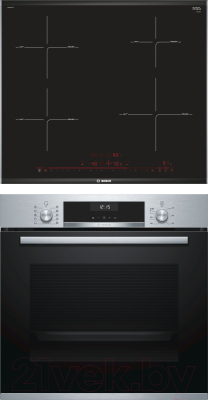 

Комплект встраиваемой техники Bosch, HBG537NS0R + PIE675DC1E