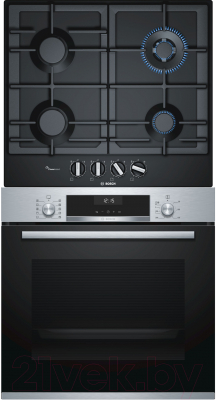 

Комплект встраиваемой техники Bosch, HBG537NS0R + PCH6A6B90R