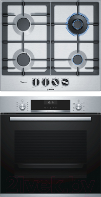 

Комплект встраиваемой техники Bosch, HBG537NS0R + PCH6A5B90R
