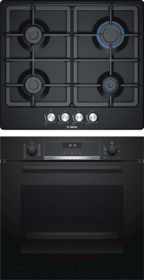 

Комплект встраиваемой техники Bosch, HBG557SB0R + PGP6B6O90R