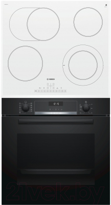 

Комплект встраиваемой техники Bosch, HBG557SB0R + PKN652FP1E