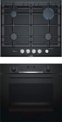 

Комплект встраиваемой техники Bosch, HBG557SB0R + PRP6A6N70R