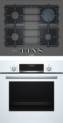 

Комплект встраиваемой техники Bosch, HBJ517YW0R + PPP6A9B90R