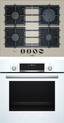 

Комплект встраиваемой техники Bosch, HBJ517YW0R + PPP6A8B91R