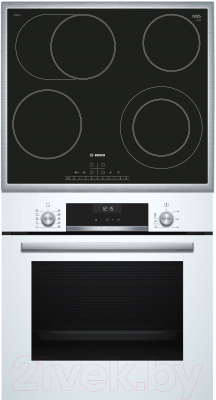 

Комплект встраиваемой техники Bosch, HBJ517YW0R + PKN645F17R
