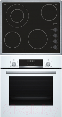 

Комплект встраиваемой техники Bosch, HBJ517YW0R + PKF645CA1E