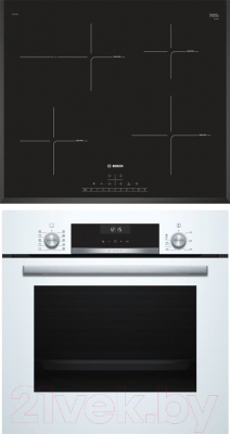 

Комплект встраиваемой техники Bosch, HBJ517YW0R + PIF651FB1E