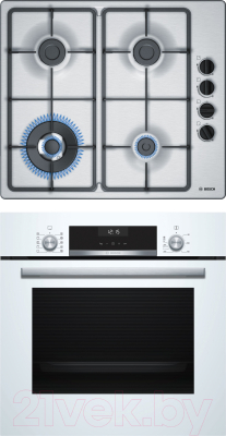 

Комплект встраиваемой техники Bosch, HBJ517YW0R + PBP6B5B60