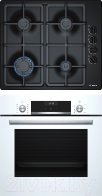 

Комплект встраиваемой техники Bosch, HBJ517YW0R + PBP6C6B91R