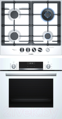 

Комплект встраиваемой техники Bosch, HBJ517YW0R + PCH6A2M90R