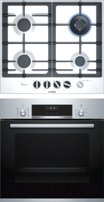 

Комплект встраиваемой техники Bosch, HBJ517YS0R + PCH6A2M90R