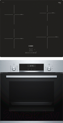 

Комплект встраиваемой техники Bosch, HBJ517YS0R + PIE611BB1E