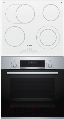 

Комплект встраиваемой техники Bosch, HBJ517YS0R + PKN652FP1E