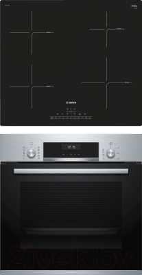 

Комплект встраиваемой техники Bosch, HBJ517YS0R + PUE611FB1E