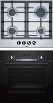 Комплект встраиваемой техники Bosch, HBJ517YB0R + PCP6A5B90R