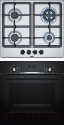 

Комплект встраиваемой техники Bosch, HBJ517YB0R + PGH6B5B90R