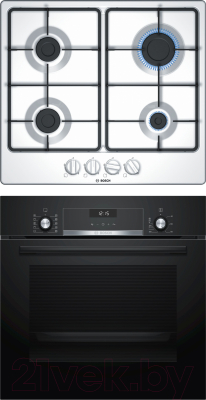 

Комплект встраиваемой техники Bosch, HBJ517YB0R + PGP6B2B60R