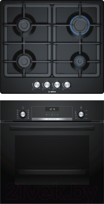 

Комплект встраиваемой техники Bosch, HBJ517YB0R + PGP6B6O90R