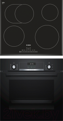 

Комплект встраиваемой техники Bosch, HBJ517YB0R + PKB651F17