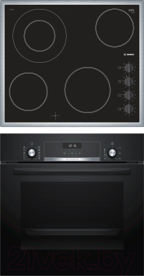 

Комплект встраиваемой техники Bosch, HBJ517YB0R + PKF645CA1E