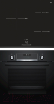 

Комплект встраиваемой техники Bosch, HBJ517YB0R + PUC631BB1E