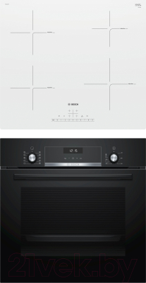 

Комплект встраиваемой техники Bosch, HBJ517YB0R + PUE612FF1J