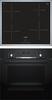 

Комплект встраиваемой техники Bosch, HBJ517YB0R + PUE645BB1E
