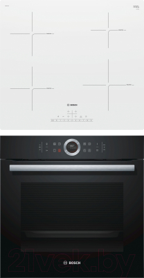 

Комплект встраиваемой техники Bosch, HBG672BB1F + PUE612FF1J