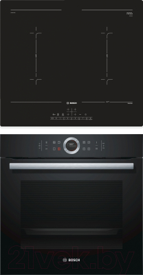 

Комплект встраиваемой техники Bosch, HBG672BB1F + PVQ611FC5E