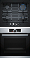 

Комплект встраиваемой техники Bosch, HBG655BS1 + PPP6A6C90R