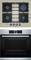 

Комплект встраиваемой техники Bosch, HBG655BS1 + PPP6A8B91R
