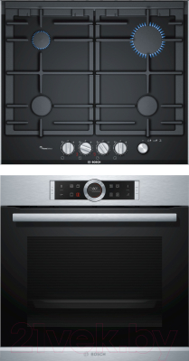 

Комплект встраиваемой техники Bosch, HBG655BS1 + PRP6A6N70R