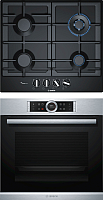 

Комплект встраиваемой техники Bosch, HBG655BS1 + PCH6A6B90R