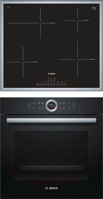 

Комплект встраиваемой техники Bosch, HBG633BB1 + PIF645FB1E