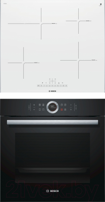 

Комплект встраиваемой техники Bosch, HBG633BB1 + PIF672FB1E