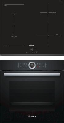 

Комплект встраиваемой техники Bosch, HBG633BB1 + PWP631BB1E