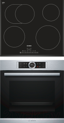 

Комплект встраиваемой техники Bosch, HBG633TS1 + PKB651F17
