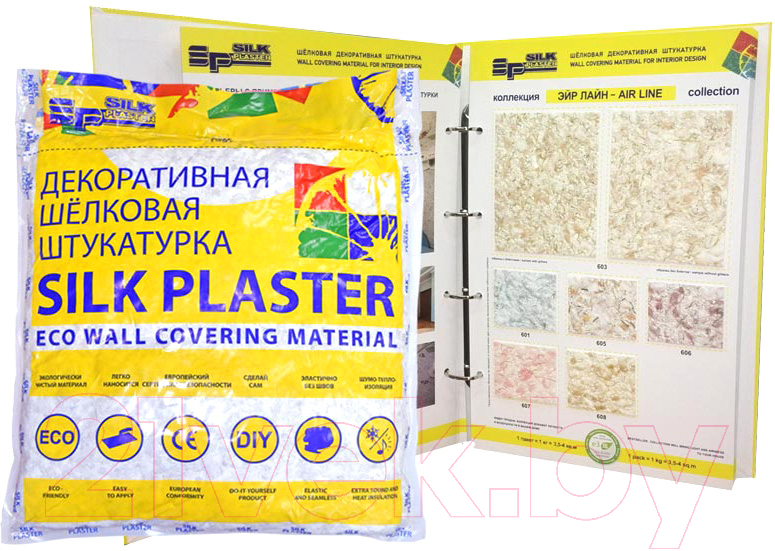 Жидкие обои Silk Plaster ЭйрЛайн 610