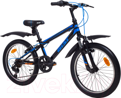 Велосипед AIST Pirate 2.0 (черный/синий)