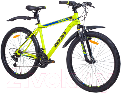 Велосипед AIST Quest 20 (желтый/синий)