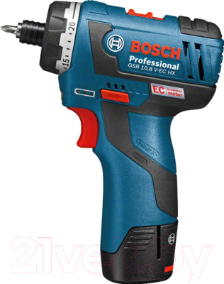 Профессиональная дрель-шуруповерт Bosch GSR 10.8 V-EC HX (0.601.9D4.100)