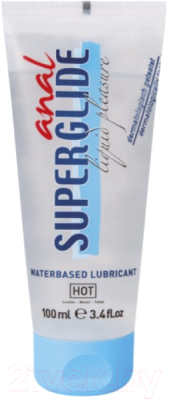 Лубрикант-гель HOT Anal Superglide на водной основе / 44043 (100мл)