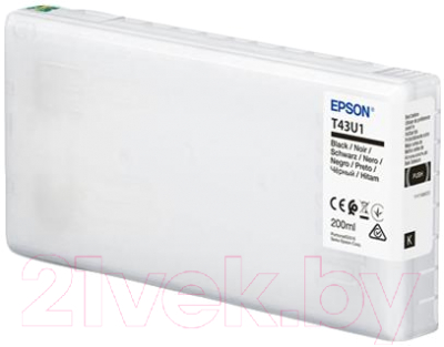 

Картридж Epson, Черный, T43U Black (C13T43U140)