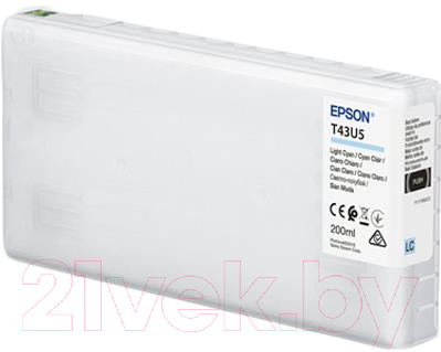 Картридж Epson T43U Light Cyan (C13T43U540)